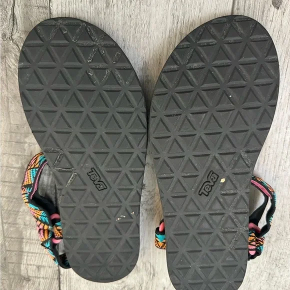 Tevas Original Universal Sandals Pink Black Blue Orange Women’s 9 - Picture 4 of 9